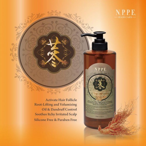 RED GINSENG SHAMPOO for Oily Scalp and Hair Loss / GInseng Extract